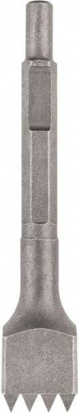 DeWALT - 1-3/4" Head Width, 9-1/2" OAL, 1-1/8" Shank Diam, Bushing Tool Chisel - Spline Drive, Spline Shank, Steel - Exact Tool & Supply