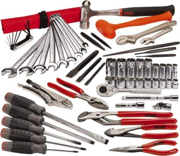 Proto - 62 Piece 3/8" Drive Master Tool Set - Comes in Tool Box - Exact Tool & Supply