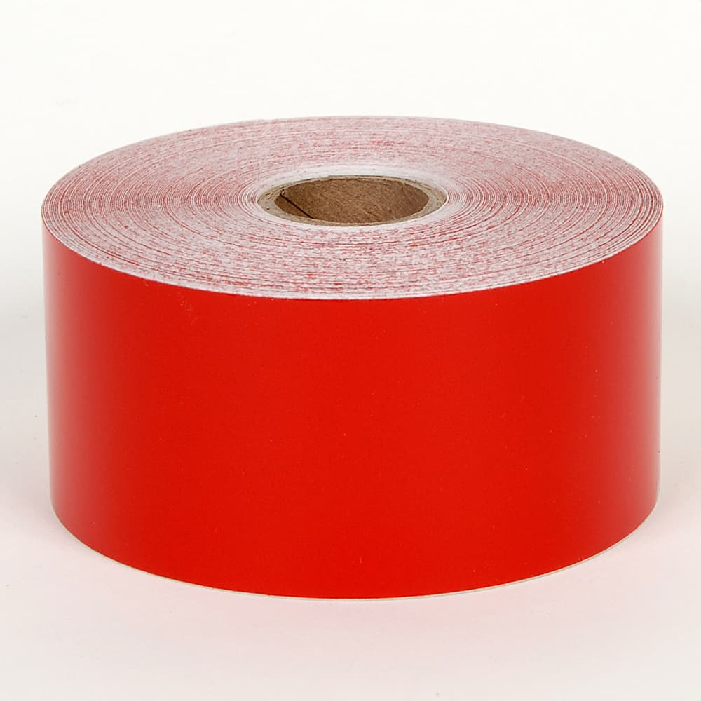 Cobra Systems - Labels, Ribbons & Tapes; Type: Vinyl Tape ; Color: Red ; For Use With: VNM4PRO ; Width (Inch): 2 ; Length (Feet): 75 ; Material: Vinyl - Exact Tool & Supply