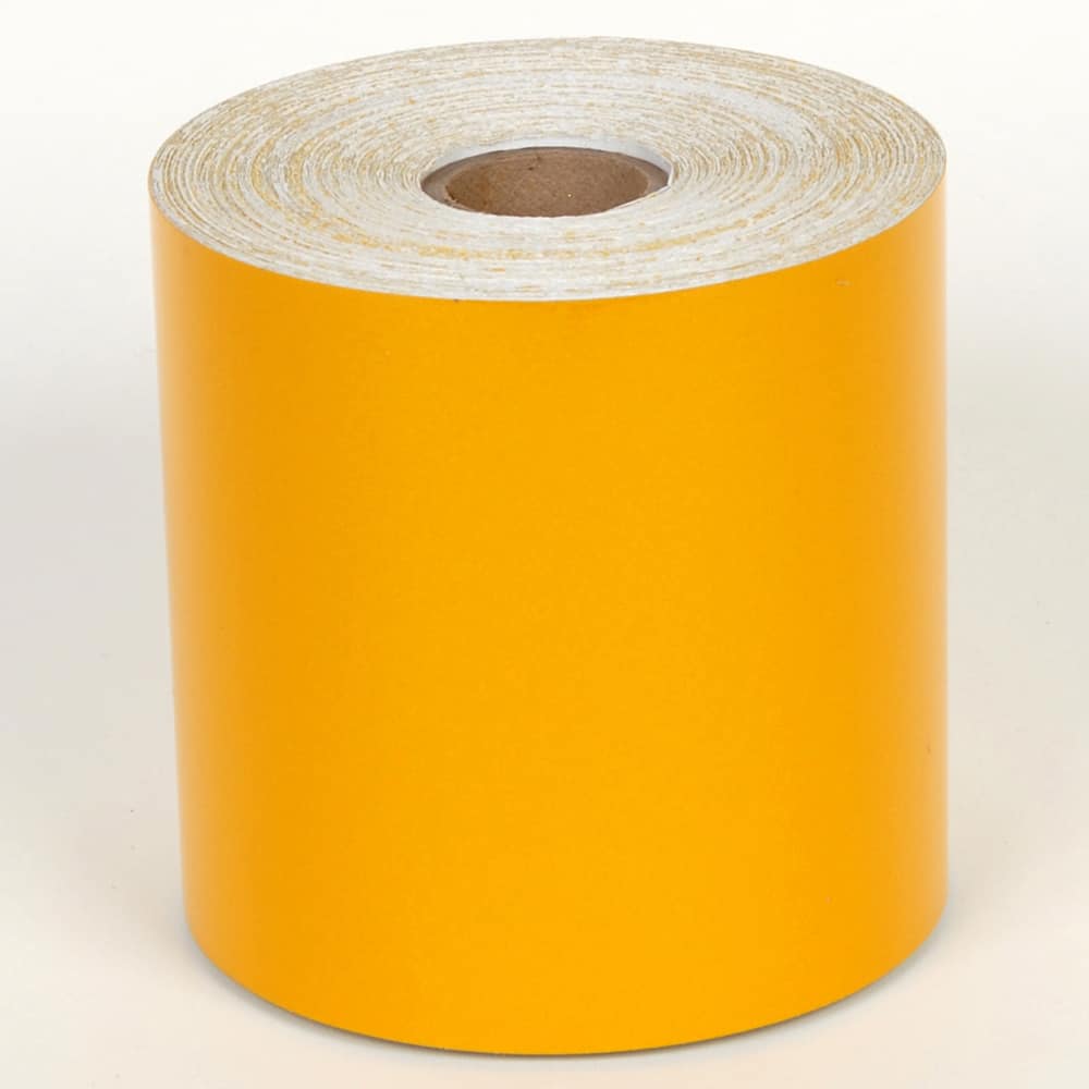 Cobra Systems - Labels, Ribbons & Tapes; Type: Vinyl Tape ; Color: Yellow ; For Use With: VNM4PRO ; Width (Inch): 4 ; Length (Feet): 75 ; Material: Vinyl - Exact Tool & Supply