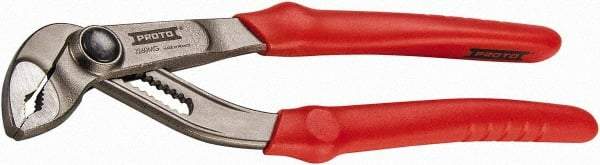 Proto - 9-27/32" OAL, 1-5/8" Max Capacity, 54mm Jaw Length, 12 Position Tongue & Groove Pliers - Slim Head - Exact Tool & Supply
