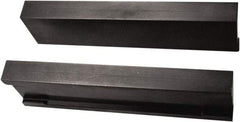 Jet Machining - 6" Wide x 1.72" High x 5/8" Thick, Flat/No Step Vise Jaw - Hard, Alloy Steel, Moveable Jaw, Compatible with 6" Vises - Exact Tool & Supply