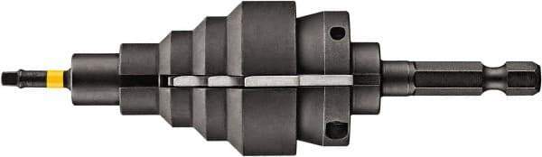 DeWALT - 1/2 to 1 Pipe Capacity, Conduit Reamer - 2-3/4 Inch Overall Length, Cuts Thin Wall and Heavy Wall Conduit - Exact Tool & Supply