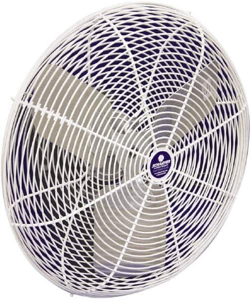 Schaefer Ventilation Equipment - 20" Blade, 1/4 hp, 12,000 CFM, Industrial Circulation Fan - Multi-Mount, 115 VAC Volts, 2 Speed - Exact Tool & Supply