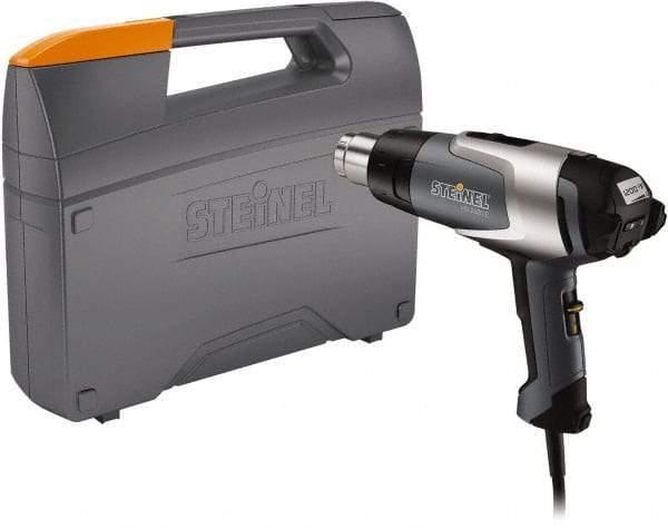 Steinel - 120 to 1,200°F Heat Setting, 4 to 13 CFM Air Flow, Heat Gun - 120 Volts, 13.5 Amps, 1,600 Watts, 6' Cord Length - Exact Tool & Supply