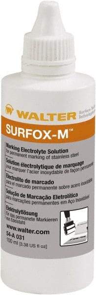 WALTER Surface Technologies - Marking Aluminum - 34 oz Bottle - Exact Tool & Supply