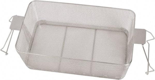 CREST ULTRASONIC - Stainless Steel Parts Washer Basket - 5.177" High, Use with Parts Washers - Exact Tool & Supply