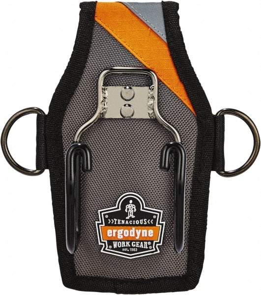 Ergodyne - Hammer Holster with 1 Pocket - Ballistic Polyester, Gray - Exact Tool & Supply
