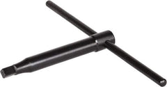Samchully - 7-1/2" Chuck Diam Compatibility, Lathe Chuck T-Wrench - Compatible with SC-190 Chucks, 0.4331" Actual Key Square Size - Exact Tool & Supply