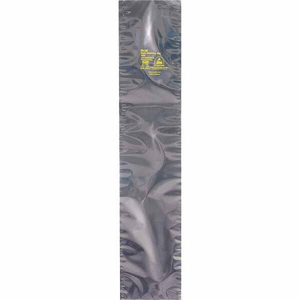 Made in USA - 30" Long x 14" Wide, 3.1 mil Thick, Open Top Static Shield Bag - Transparent, Metal-In, Standard Grade - Exact Tool & Supply