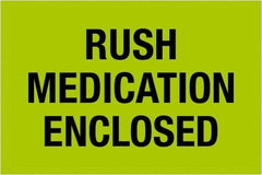 Tape Logic - 2" Long, Fluorescent Green Paper Shipping Label - For Multi-Use - Exact Tool & Supply