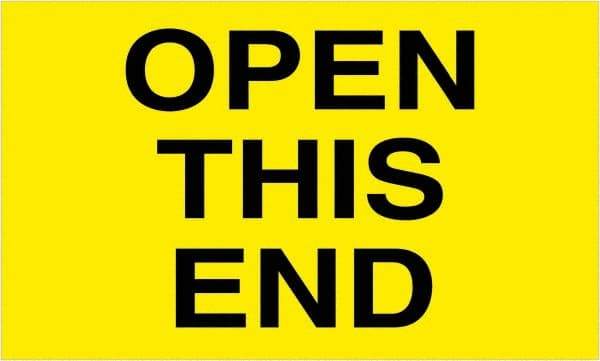 Tape Logic - 5" Long, Fluorescent Yellow Paper Shipping Label - For Multi-Use - Exact Tool & Supply