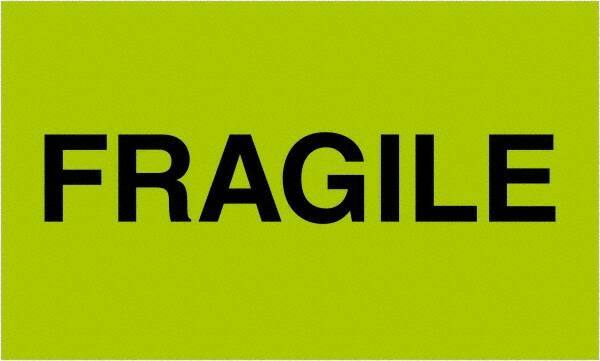 Tape Logic - 5" Long, Fluorescent Green Paper Shipping Label - For Multi-Use - Exact Tool & Supply