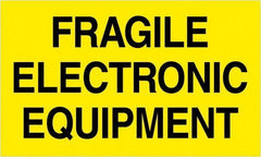 Tape Logic - 5" Long, Fluorescent Yellow Paper Shipping Label - For Multi-Use - Exact Tool & Supply