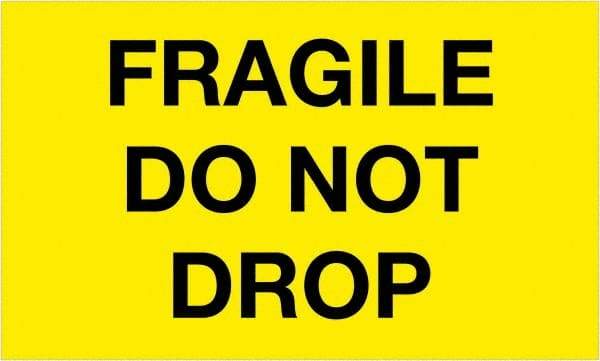 Tape Logic - 5" Long, Fluorescent Yellow Paper Shipping Label - For Multi-Use - Exact Tool & Supply