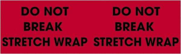 Tape Logic - 10" Long, Fluorescent Red Paper Shipping Label - For Multi-Use - Exact Tool & Supply