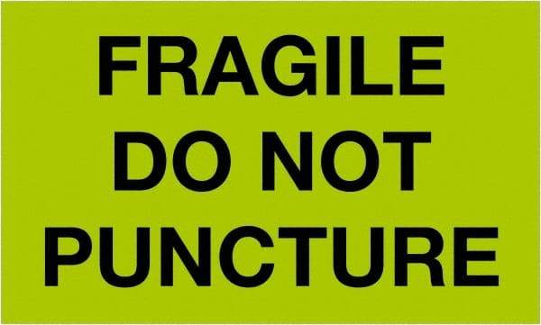 Tape Logic - 5" Long, Fluorescent Green Paper Shipping Label - For Multi-Use - Exact Tool & Supply