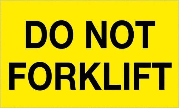 Tape Logic - 5" Long, Fluorescent Yellow Paper Shipping Label - For Multi-Use - Exact Tool & Supply