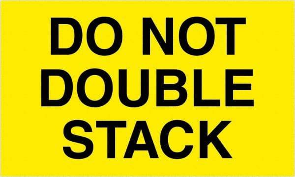 Tape Logic - 5" Long, Fluorescent Yellow Paper Shipping Label - For Multi-Use - Exact Tool & Supply