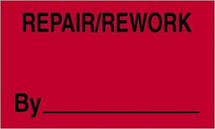 Tape Logic - 5" Long, Fluorescent Red Paper Shipping Label - For Multi-Use - Exact Tool & Supply