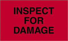 Tape Logic - 5" Long, Fluorescent Red Paper Shipping Label - For Multi-Use - Exact Tool & Supply