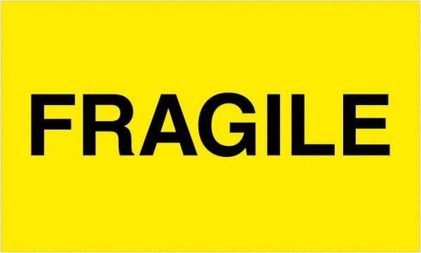 Tape Logic - 5" Long, Fluorescent Yellow Paper Shipping Label - For Multi-Use - Exact Tool & Supply