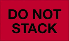 Tape Logic - 5" Long, Fluorescent Red Paper Shipping Label - For Multi-Use - Exact Tool & Supply