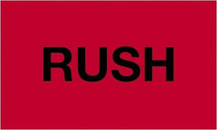 Tape Logic - 5" Long, Fluorescent Red Paper Shipping Label - For Multi-Use - Exact Tool & Supply