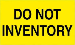 Tape Logic - 5" Long, Fluorescent Yellow Paper Shipping Label - For Multi-Use - Exact Tool & Supply