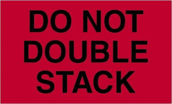 Tape Logic - 5" Long, Fluorescent Red Paper Shipping Label - For Multi-Use - Exact Tool & Supply