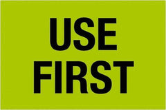 Tape Logic - 3" Long, Fluorescent Green Paper Inventory Labels - For Multi-Use - Exact Tool & Supply