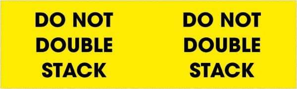 Tape Logic - 10" Long, Fluorescent Yellow Paper Shipping Label - For Multi-Use - Exact Tool & Supply