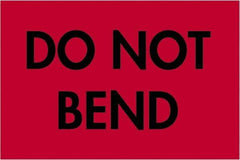 Tape Logic - 3" Long, Fluorescent Red Paper Shipping Label - For Multi-Use - Exact Tool & Supply