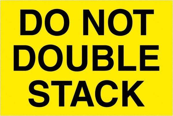Tape Logic - 3" Long, Fluorescent Yellow Paper Shipping Label - For Multi-Use - Exact Tool & Supply