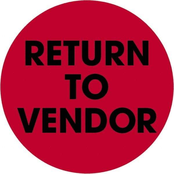 Tape Logic - 2" Long, Fluorescent Red Paper Inventory Labels - For Multi-Use - Exact Tool & Supply