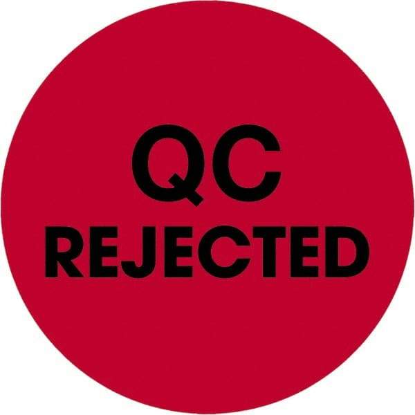 Tape Logic - 2" Long, Fluorescent Red Paper Inventory Labels - For Multi-Use - Exact Tool & Supply