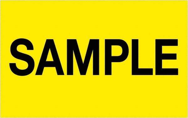 Tape Logic - 2" Long, Fluorescent Yellow Paper Shipping Label - For Multi-Use - Exact Tool & Supply