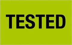 Tape Logic - 2" Long, Fluorescent Green Paper Shipping Label - For Multi-Use - Exact Tool & Supply