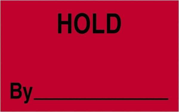 Tape Logic - 2" Long, Fluorescent Red Paper Shipping Label - For Multi-Use - Exact Tool & Supply