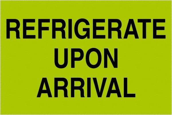 Tape Logic - 3" Long, Fluorescent Green Paper Shipping Label - For Multi-Use - Exact Tool & Supply
