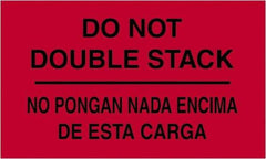 Tape Logic - 5" Long, Fluorescent Red Paper Shipping Label - For Multi-Use - Exact Tool & Supply