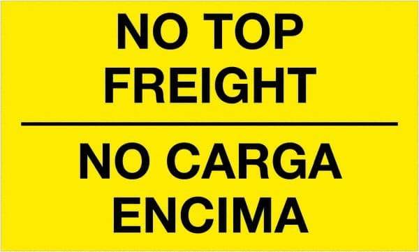 Tape Logic - 5" Long, Fluorescent Yellow Paper Shipping Label - For Multi-Use - Exact Tool & Supply