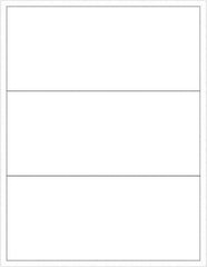 Tape Logic - 3-1/2" Long, White Paper Laser Label - For Laser Printers - Exact Tool & Supply