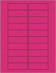 Tape Logic - 3" Long, Fluorescent Pink Paper Laser Label - For Laser Printers - Exact Tool & Supply