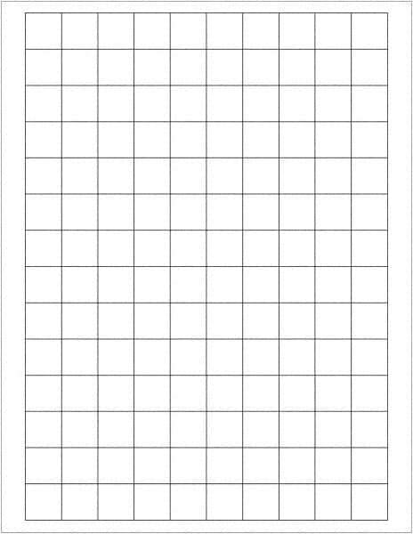 Tape Logic - 3/4" Long, White Paper Laser Label - For Laser Printers - Exact Tool & Supply
