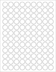 Tape Logic - 3/4" Long, White Paper Laser Label - For Laser Printers - Exact Tool & Supply