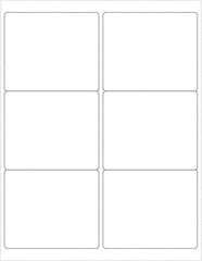 Tape Logic - 4" Long, White Paper Laser Label - For Laser Printers - Exact Tool & Supply