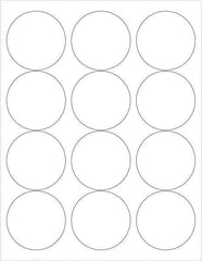 Tape Logic - 2-1/2" Long, Gloss White Paper Laser Label - For Laser Printers - Exact Tool & Supply