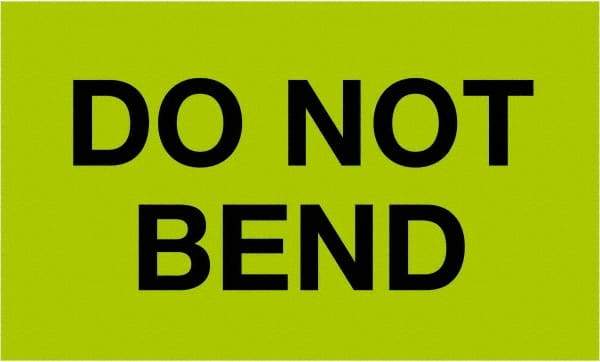 Tape Logic - 5" Long, Fluorescent Green Paper Shipping Label - For Multi-Use - Exact Tool & Supply
