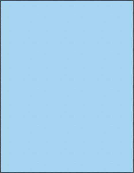 Tape Logic - 11" Long, Pastel Blue Paper Laser Label - For Laser Printers - Exact Tool & Supply